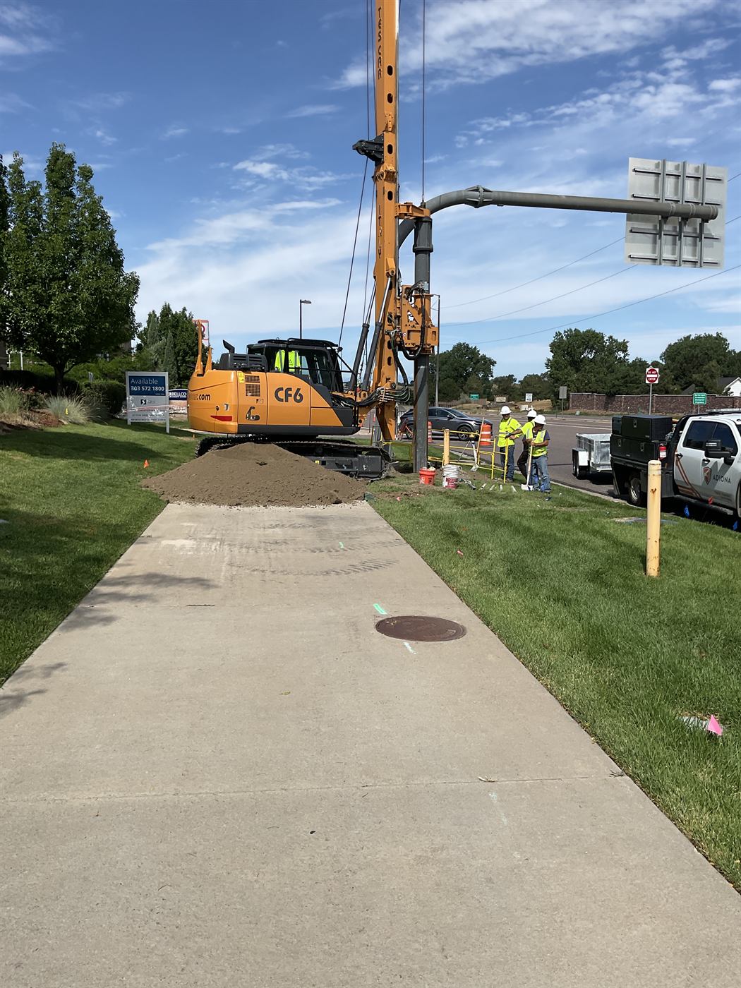 Underground Services jobsite